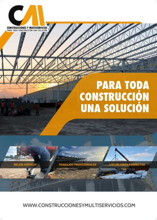 Portada Catálogo CM Construcciones